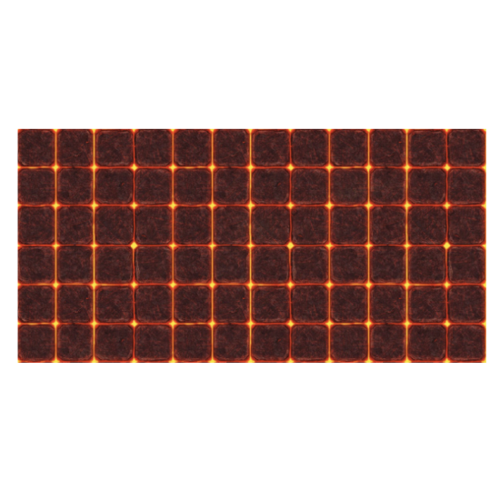 Playmats – Gumowe Strefy Terenu Korytarz Lawy 12x6 Warhammer 40K 5 szt.